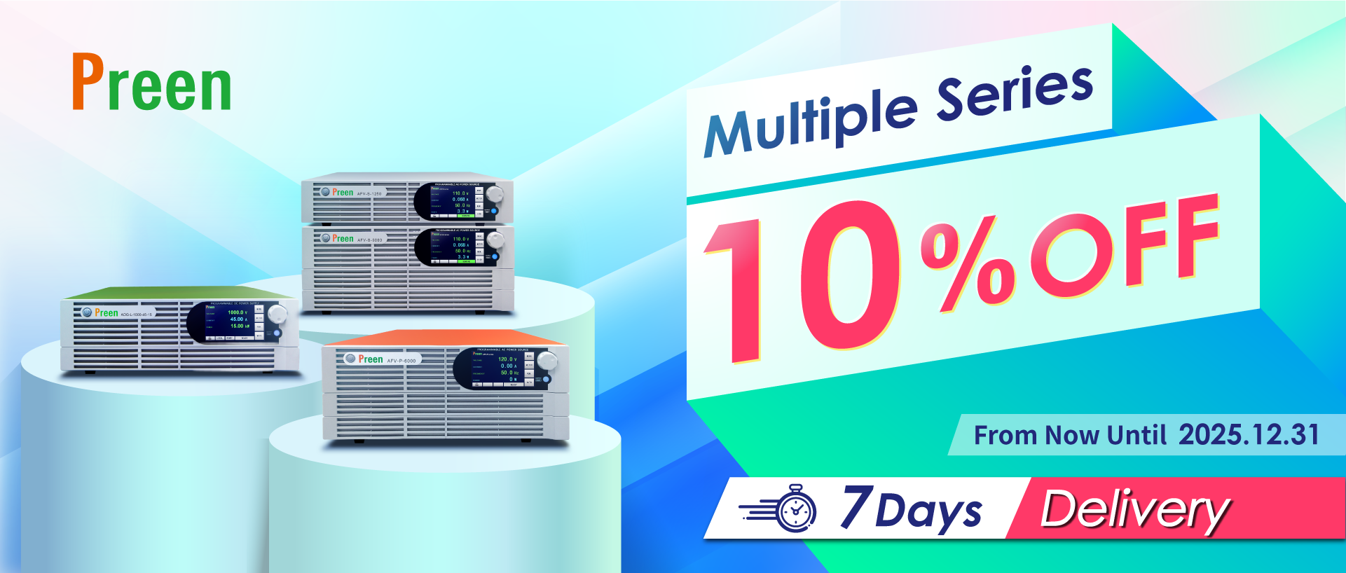 Preen’s 2025 Year-End Special Promotion!  Fast Delivery in 7 Days · Up to 10% off · Multiple Series Available!