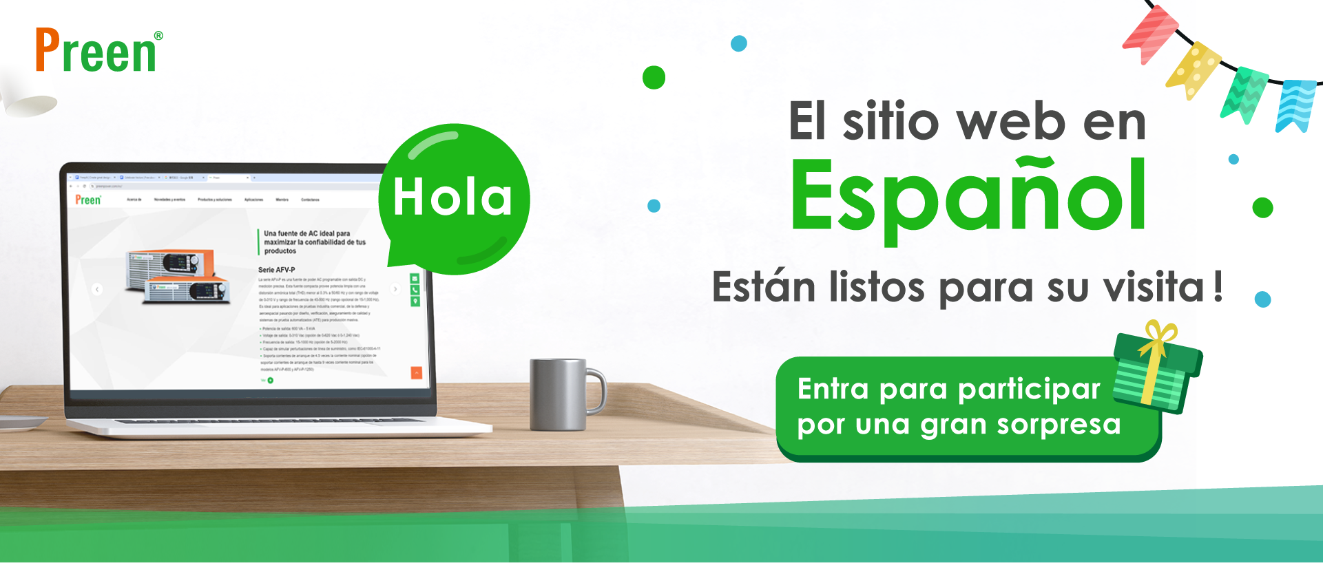 Preen lanza su sitio web en japonés y en español! Regístrate para ganar una tarjeta de regalo de Amazon!