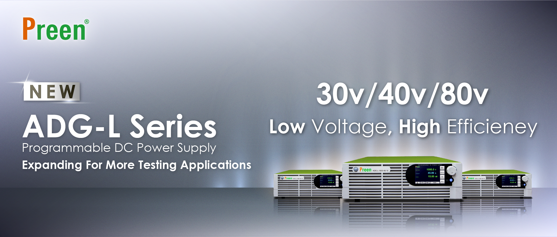 Brand-New Low Voltage Model Of ADG-L Series Programmable DC Power Supply!