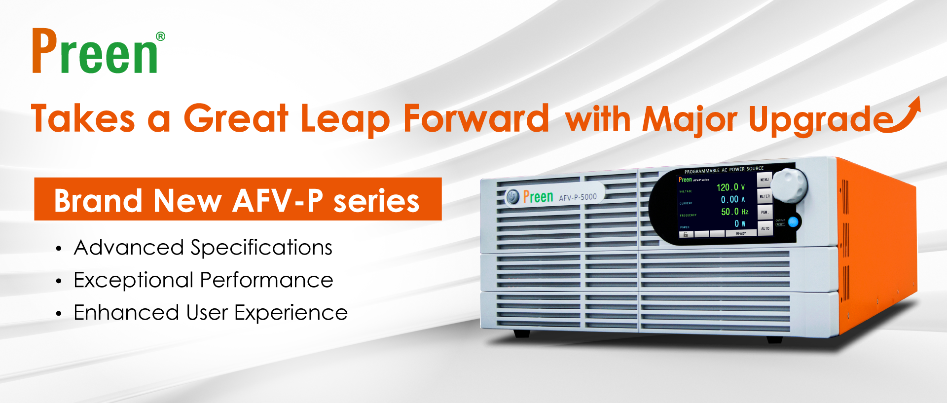 AFV-P series Takes a Great Leap Forward with Major Upgrade