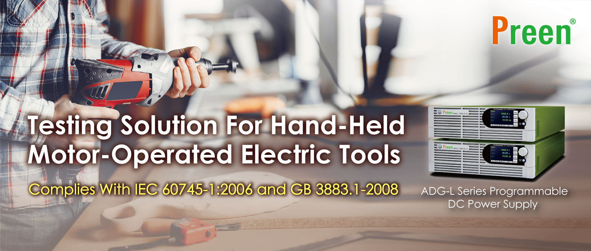 Testing Solution For Hand Held Power Tools