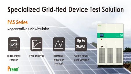 PAS Series Regenerative Grid Simulator