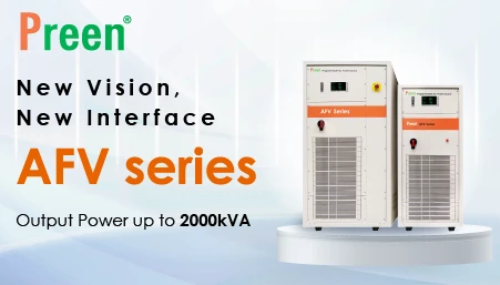 New Generation of AFV series High Power Programmable AC Power Source